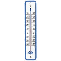 シンワ測定 48361寒暖計プラスチック製30ブルー 48361 1個