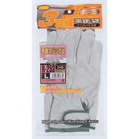 手首マジック止 3双組 白 M