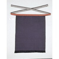 おたふく手袋 腰下帆前掛け(紺)広幅 #6203 エプロン 1個