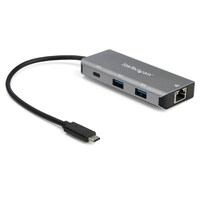 スターテック USB TypeCハブ 3ポート+LANアダプタ