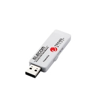 エレコム USBメモリ USB3.1(Gen1) ウイルスチェック 暗号化 8GB 1年ライセンス 管理者用 1年ライセンス ホワイト