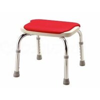 安寿 シャワーベンチCPE−N レッド(背無)