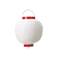 江部松商事 丸 ビニール提灯 無地 13号 白 φ340×H460 3748800 看板・提灯・かがり火 提灯 1個