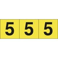 数字ステッカー 50×50 「5」