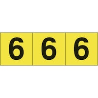 数字ステッカー 50×50 「6」