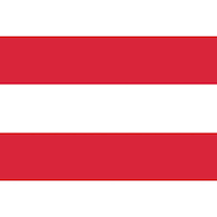 東京製旗 卓上旗(16×24cm)オストリア 406182 標示幕・旗 1枚