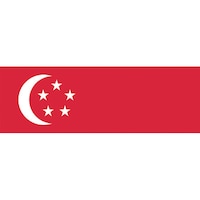 東京製旗 卓上旗(16×24cm)シンガポル 406326 標示幕・旗 1枚