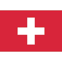 東京製旗 卓上旗(16×24cm)スイス 406341 標示幕・旗 1枚