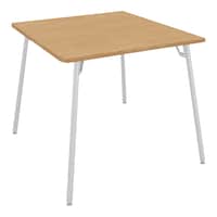 フランカ角形4本脚W8D8H7脚白天板Nオーク