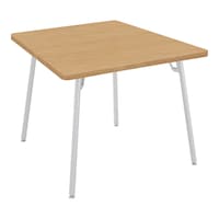フランカ角形4本脚W9D9H6脚白天板Nオーク
