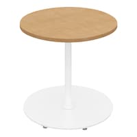 フランカ円形単柱脚W7D7H7脚白天板Nオーク