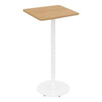 フランカ角形単柱脚W6D6H10脚白天板Nオーク