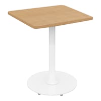 フランカ角形単柱脚W6D6H6脚白天板Nオーク