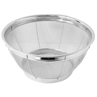 アークランズ DXリング付ザル 25cm 縦270mm×幅270mm×高さ130mm 1個 K707 調理小物