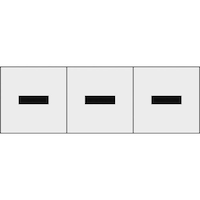 アルファベットステッカー50×50ハイフン