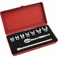 ASH クローフートレンチセット6.3(9pcs) VCS2090 クロウフットレンチ 1セット(9丁入)