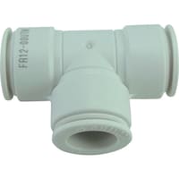 チヨダ ファイブユニオンティW(白)12mm FR1200UTW チューブ継手 1個