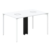 ワークフィット両ハイA脚W180D120白W