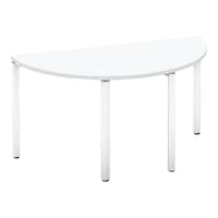 ワークフィット半円MA脚W140D70白W