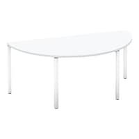 ワークフィット半円MA脚W180D90白W