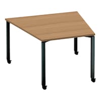 ワークフィット台M配線箱無C脚122118.5黒M