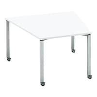 ワークフィット台M配線箱無C脚122118.5銀W