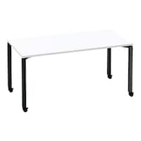 ワークフィット角M配線箱無C脚W150D75黒W