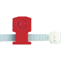 リベット式薄型押し込み固定具赤(100個入)