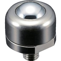 エイテック ゴミ排出穴付上向き用スチール製PV20BH PV20BH 上向用ボールキャスター 1個