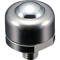 エイテック ゴミ排出穴付上向き用ステンレス製PV20BSH PV20BSH 上向用ボールキャスター 1個