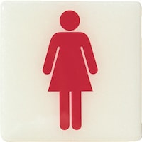 ヒカリ ルミノーバ蓄光サイン 女マーク