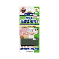 普通地から厚地用 補修布 濃カーキ 93ー088