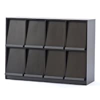 フラップシェルフ 4列2段 ダーク