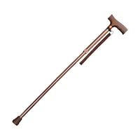 折りたたみステッキベーシック22mmライトブラウン