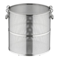 YUKIWA エコクリーン パンチング丸型スープ取ざる UK188