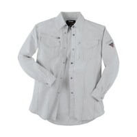 長袖シャツ シルバーグレー M 2153