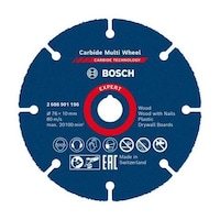 ボッシュ カーバイドマルチホイール76mm 260 2608901196 チップソー 1個