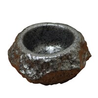 ヤマコー ヤマコー #79446 岩石薬味入れフタなし黒 #79446 1個