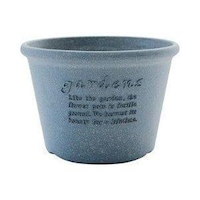 八幡化成 八幡 エコポット浅型 6号 ネイビー 2101039 1個