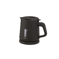 山善 電気ケトル 湯こぼれ防止付 1.0L ブラック YKUS1210J(B) 1台
