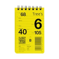 キョクトウ WリングメモTreesA7B罫40枚×10