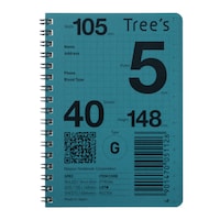 キョクトウ WリングノートTreesA6方眼40枚×10