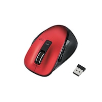 5ボタン無線BlueLEDマウス EX−G レッド