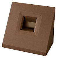 ヘッズ フラワークリアワイドBOX斜めスタンド茶S FNBRFWS ギフトボックス 1パック(10枚)×2