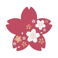 和風シール サクラ型 ふうか 6片×2シート