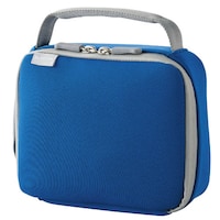 ガジェットケース 取っ手付き 撥水 ブルー