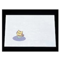 アーテック 尺三 懐石まっと 抗菌遠赤和紙(100枚入)WO02 ねこちゃん 6691100 料理演出用品 和 懐紙(かいし) 1組(100枚入)