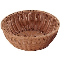 アズワン PP丸型バスケット ブラウン 30型 RO214BR 62640359 ベーカリーショップ関連商品 1個