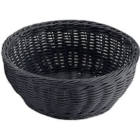 アズワン PP丸型バスケット ブラック 15型 RO430BK 62640360 ベーカリーショップ関連商品 1個