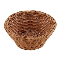 アズワン PP丸型バスケット ブラウン 18型 RO204BR 62640355 ベーカリーショップ関連商品 1個